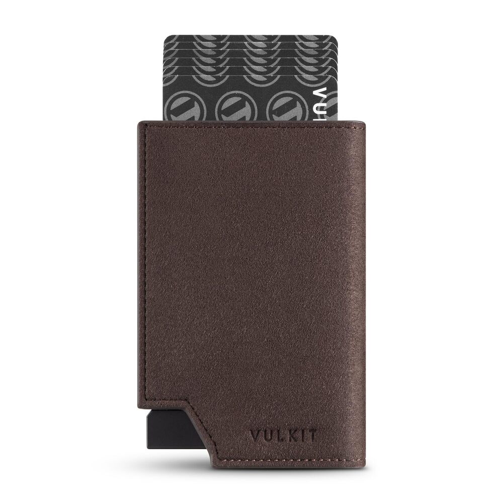 5565 Wallet Premium Suede Minimalist Pop Up Card Holder RFID Blocking